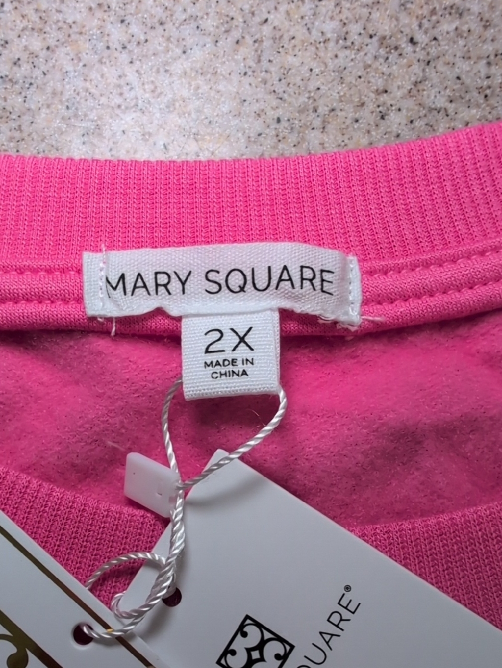 Mary Square Shelby Sweatshirt Top, Cherry Shake Ice Cream Coffee, New, Size 2X - Picture 9 of 11